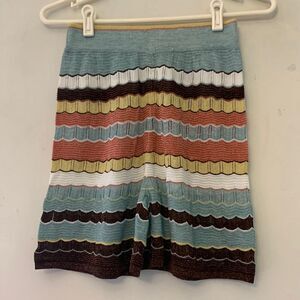 KNITTS SHORTSmulticolored stripe knit shorts Size XS NWT